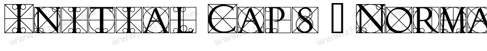 Initial Caps 3 Normal字体转换